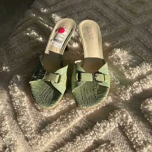 Brand new turquoise sandal